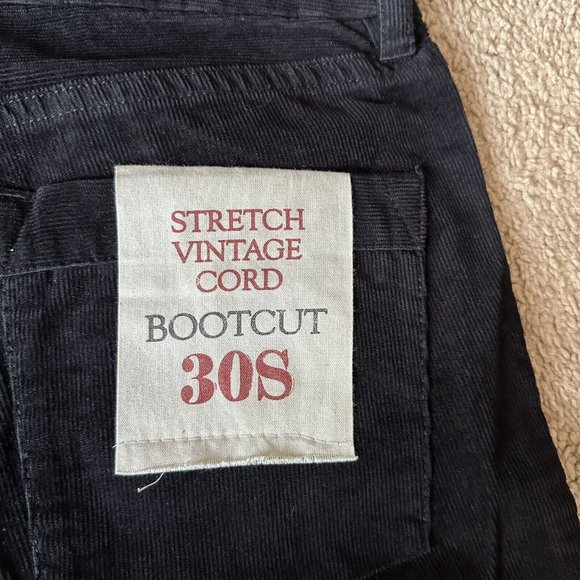 J Crew Pants Womens 30S (32x31) Bootcut Corduroy Black NWT Mid Rise - Picture 7 of 14
